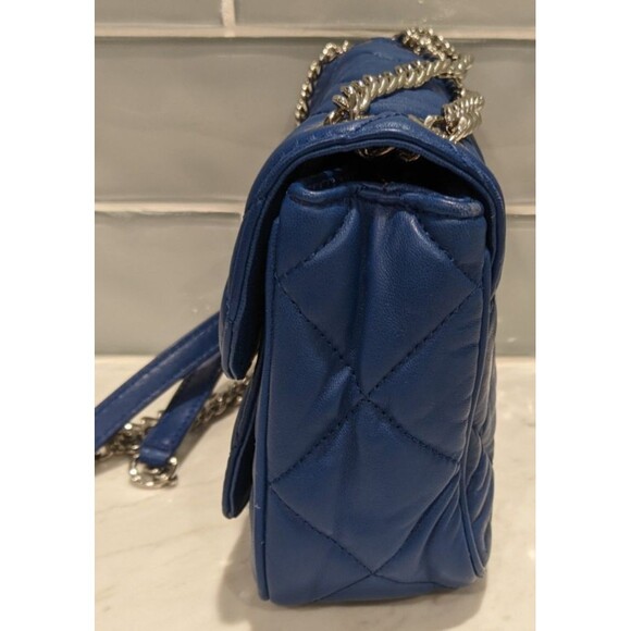 Michael Kors Blue Quilted Shoulder Bag - Picture 9 of 16